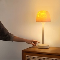 Lampe de chevet rotative à projection Aurora 16 couleurs LED RVB effet d'ondulation de l'eau télécommande sans fil à piles