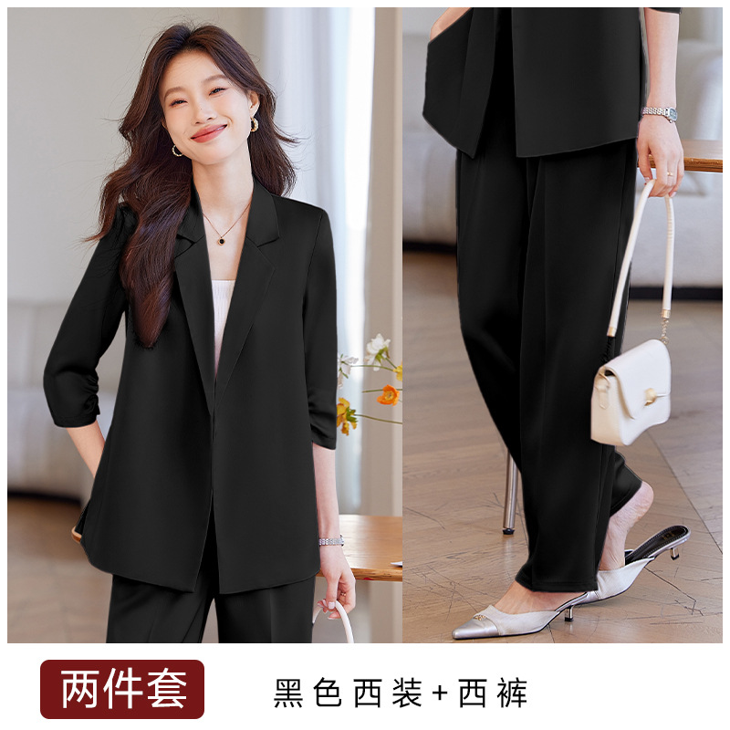 Black suit pants