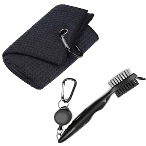 OEM ODM Vente en gros directe d'usine Tissu gaufré avec logo personnalisé Serviette de <span class=keywords><strong>sport</strong></span> Brosse PVC Ensemble de nettoyage Accessoires de <span class=keywords><strong>golf</strong></span> - Product Image 3