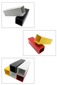 Özelleştirilmiş yüksek mukavemetli takviyeli Pultruded profilleri dikdörtgen tüp Anit-korozyon fiberglas FRP yalıtım kare tüp - Product Image 5