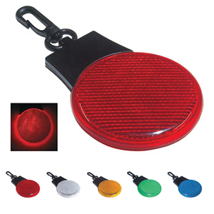 แท็กสะท้อนแสง LED พร้อมคลิปคาราบิเนอร์เพื่อการมองเห็นในเวลากลางคืน อุปกรณ์เสริมเพื่อความปลอดภัยสำหรับการวิ่งกลางแจ้ง ปั่นจักรยาน เดินป่า - Product Image 2