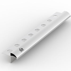 Bordo perimetrale terrazza rivestimento acqua profilo di scarico bordatura in alluminio - Product Image 5