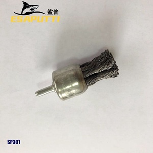 Cepillo de pluma de pulido de alambre de acero inoxidable, fabricantes de 30mm, cepillo de alambre trenzado de extremo para coche, alta calidad, 3/4 pulgadas - Product Image 5