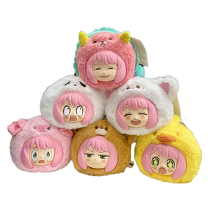 PO P Mtra Eaki Spyed Playing House Blind Box <span class=keywords><strong>Anyaa</strong></span> Animal Party Plush Series Caja Sorpresa Original de Anime Japonés Muñeco de Colección - Product Image 1
