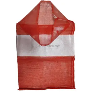 Sell drawstring mesh firewood bags Canada firewood cheap mesh bags