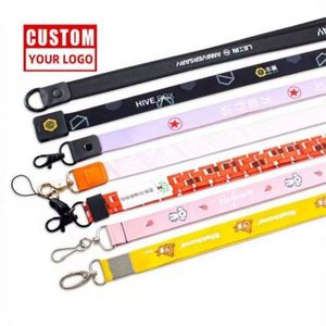 New Top Sale <b>Polyester</b> Neck <b>Lanyards</b> Custom Sublimation Logo Multi Color <b>Lanyards</b> Keychain - Product Image 4