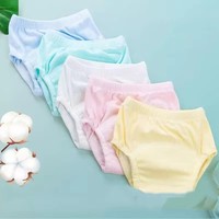 Culotte d'apprentissage lavable et réutilisable en coton respirant et maille pour bébé, personnalisable, pour l'apprentissage de la propreté des nourrissons et des tout-petits