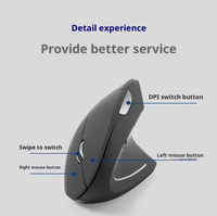 Nouvelle souris verticale ergonomique rechargeable, confortable, silencieuse, sans fil, Bluetooth