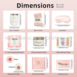 Nouveaux produits 2024, cadeaux d'anniversaire pour femmes, cadeaux de soins personnels pour femmes, coffret de rétablissement avec couverture en flanelle de luxe - Product Image 2