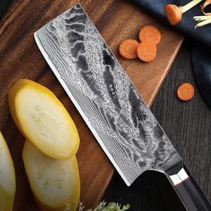 Cuisinier utilisant des lames de couteau de chef, ensemble de couteaux de cuisine, Damas AUS10, Kuchenmesser, couteau à découper - Product Image 3