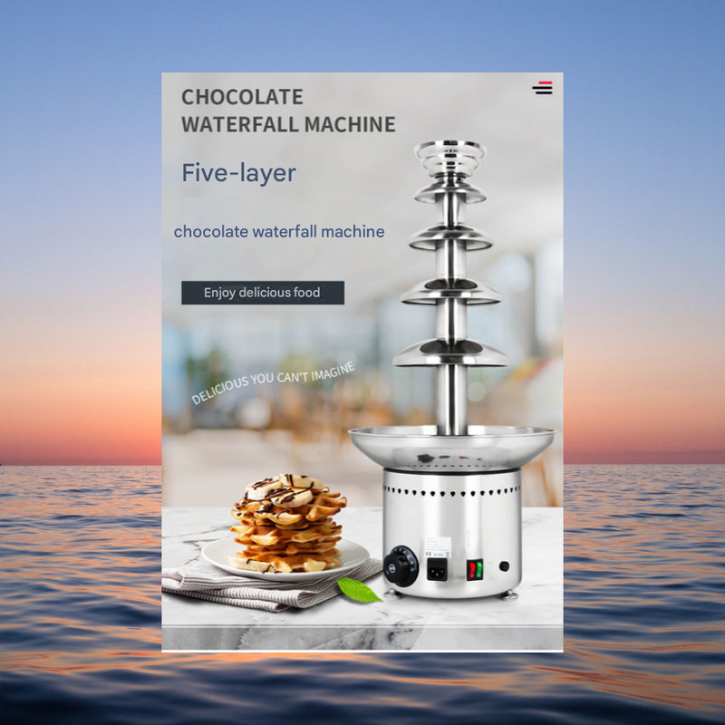 Large Chocolate Fountain Machine Commercial 6