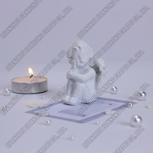 Figura adornos resina escultura Mesa adornos flor Hada encantadora estatua de Ángel Retro europeo - Product Image 2