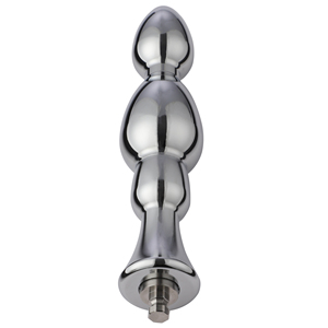 Drop Shipping Hismith 6.15 Inch Water Drop Metal Bead <strong>Anal</strong> Dildo Smooth Aluminium <strong>Anal</strong> Wand with KlicLok System for <strong>Sex</strong> <strong>Machine</strong> - Product Image 1