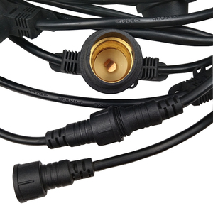 Outdoor LED String Lights Power <strong>Cords</strong>, EU Plug Waterproof IP44 - Product Image 2