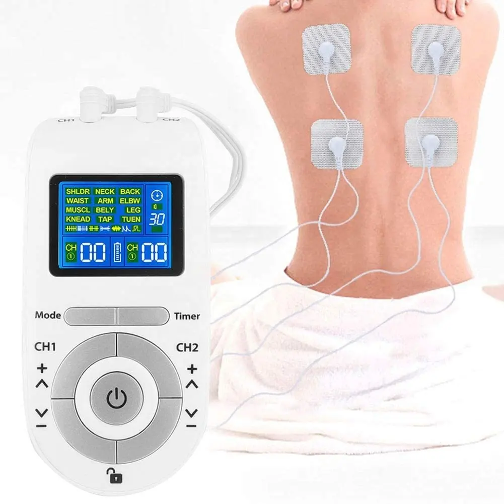 Electronic Pulse Massager Tens EMS Machine Massager Electrical Nerve Muscle Stimulator Low Frequency Physiotherapy Device