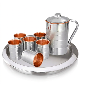 Cadeaux Diwali : Gobelets isothermes double paroi en acier inoxydable, écologiques, grande capacité, pour usage domestique, paille incluse, design portable - Product Image 1