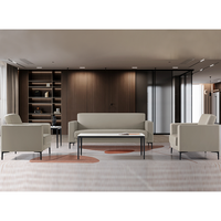 Ensemble de canapés sectionnels de luxe en cuir PU moderne et élégant pour le bureau et la maison, pour le salon et l'hôpital