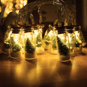 Newish Trung Quốc Nhà Máy Giá Chuỗi Ánh Sáng Kỳ Nghỉ Đảng Lễ Kỷ Niệm Chuỗi Ánh Sáng Cây <span class=keywords><strong>LED</strong></span> Giáng Sinh Trang Trí Đèn Với Chai - Product Image 3