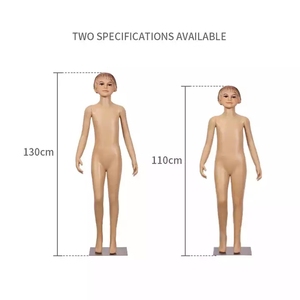 Maniquí Infantil para Niños y Adolescentes, Niña y Niño, Cuerpo Completo <span class=keywords><strong>de</strong></span> Plástico para Disfraces y Exhibición en Tienda <span class=keywords><strong>de</strong></span> <span class=keywords><strong>Ropa</strong></span> y Escaparate - Product Image 3