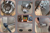 Machine à enrober les cacahuètes, machine à polir les cacahuètes, machine à fabriquer des cacahuètes, vente directe d'usine à bon prix