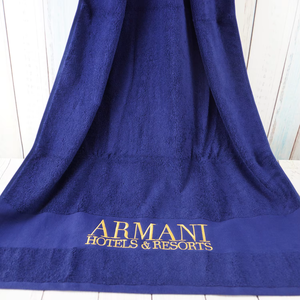 Ensemble de serviettes de bain d'hôtel en coton biologique de luxe 100 % personnalisé, super doux, absorbant, écologique, avec logo brodé, <span class=keywords><strong>serviette</strong></span> de toilette pour - Product Image 3