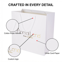Sacs en papier jetables pour cosmétiques, cadeaux et shopping, vente en gros, sacs en papier d'emballage de luxe personnalisés imprimés pour bijoux et artisanat