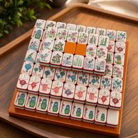Jeu de Mahjong et de Poker Américain en Acrylique Personnalisé « Come with Me », 165 Pièces, Ensemble de Divertissement Moderne, Luxueux et Élégant pour Adultes