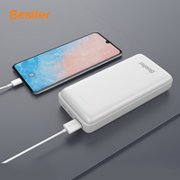 Power Bank Portable à affichage LED, 20000mAh, chargeur USB C, batterie d'alimentation intelligente, nouveau, 20000