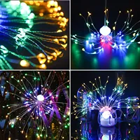 Funkeln LICHTS batteriebetriebenes hängendes Licht tragbares Party Hochzeit Sternenscheinungsstrahl Haus Luces de Navidad Feuerwerk LICHTS