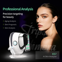 Analyseur de peau intelligent IA de haute qualité pour l'analyse du visage et du cuir chevelu, diagnostic multi-peaux, prévision du vieillissement cutané, scanner et analyseur de peau