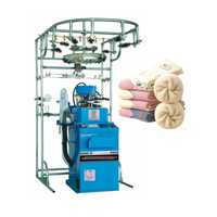 Meilleur prix, machine à tricoter automatique informatisée multifonctionnelle pour chaussettes en tissu éponge uni, avec moteur, garantie de 2 ans, 380V 1.3KW, en solde