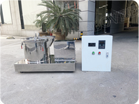 Mesin Pemisah Padatan Cair YGD200 Flat Plate Basket Centrifuge Berlapis PP dengan Pembuangan Atas untuk Bahan Kimia Halus & Media Korosif