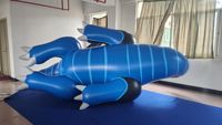 Offre Spéciale : Dragon Gonflable en PVC Bleu et Noir de Qualité pour Événements Publicitaires et Fêtes Adultes