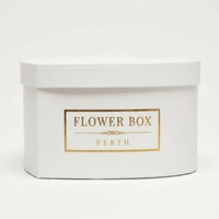 Boîte à fleurs en forme de cœur de luxe, boîte cadeau florale en papier personnalisée