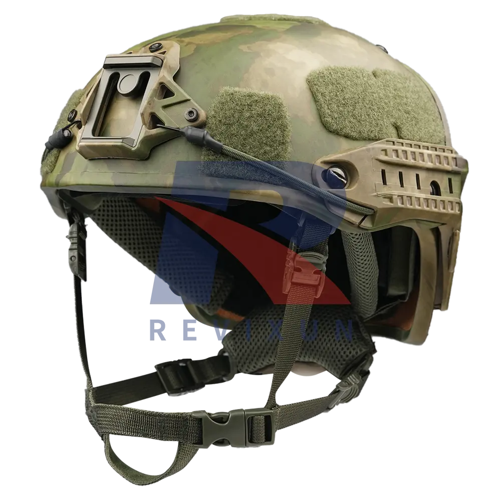 REVIXUNファクトリーAT-FGタクティカルヘッドプロテクションエアフレームヘルメットUhmwpe/アラミド/ケブラコンバットヘルメット