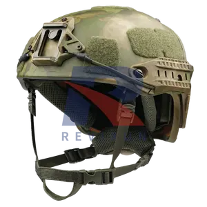 REVIXUN helm rangka udara pelindung kepala taktis AT-FG pabrik helm tempur Uhmwpe/Aramid/Kevla