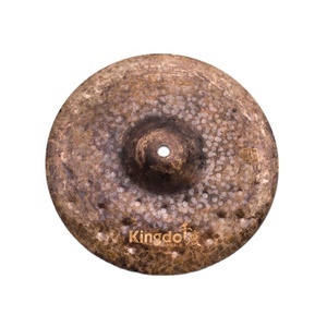 2025 Kingdo Cymbale Dry Splash Chinoise en Bronze B20 Faite à la Main 10 pouces Instrument de Percussion Professionnel Accessoires de Batterie - Product Image 2