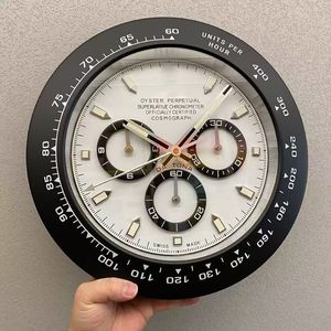 Siêu Chất Lượng Đồng Hồ Treo Tường Trang Trí Nội Thất Logo Kim Loại Tùy Chỉnh Đồng Hồ Treo Tường Đồng Hồ Với Sáng Tay Và Số - Product Image 4