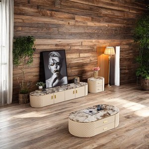 2023 moderni supporti <span class=keywords><strong>Tv</strong></span> mobili rettangolari in legno design supporto <span class=keywords><strong>Tv</strong></span> oro e bianco <span class=keywords><strong>soggiorno</strong></span> mobili lusso <span class=keywords><strong>Tv</strong></span> Stand - Product Image 4