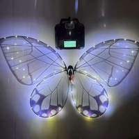 Drone papillon bionique JIN PENG avec ailes battantes et éclairage LED pour spectacle, ambiance festive et cadeau