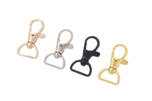 Đặt hàng nhỏ tùy chỉnh Kẽm hợp kim Túi phụ kiện xoay <span class=keywords><strong>Snap</strong></span> móc vòng chìa khóa - Product Image 2