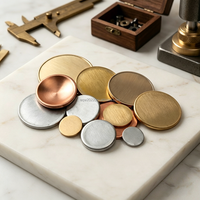 Pièce de monnaie en cuivre plaqué or et argent, vierge, personnalisable OEM avec conception gratuite