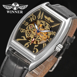 Nuovo Design Orologio Automatico da Uomo di Alta Qualità con <span class=keywords><strong>Carica</strong></span> Automatica, Cinturino in Vera Pelle, Orologio Meccanico - Product Image 1