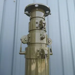 Tiang Teleskopik dan Derek Menara Termasuk Tiang Teleskopik untuk Penempatan dan Lipat Otomatis