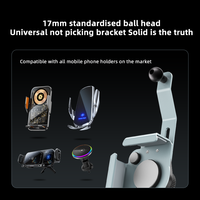 Support de téléphone de voiture universel en aluminium et silicone argenté à rotation à 360 degrés pour Tesla Model Y, hauteur réglable, aimant puissant, chargeur