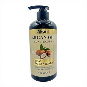 Akaril 500ml Aceite de Argán Hidratante y Nutritivo, Botánicos Reales Revitalizan el Cabello con Ingredientes 100% Naturales, <span class=keywords><strong>Acondicionador</strong></span> Capilar - Product Image 1
