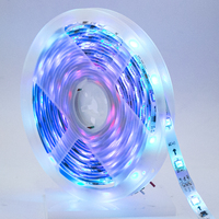 Bande lumineuse à LED avec changement de couleur de synchronisation de musique RVB, lumières LED Bluetooth avec télécommande intelligente, lumières LED pour chambre à coucher