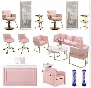 Set di sedie da barbiere per salone di bellezza combinazione gratuita o può essere acquistato da solo - Product Image 1