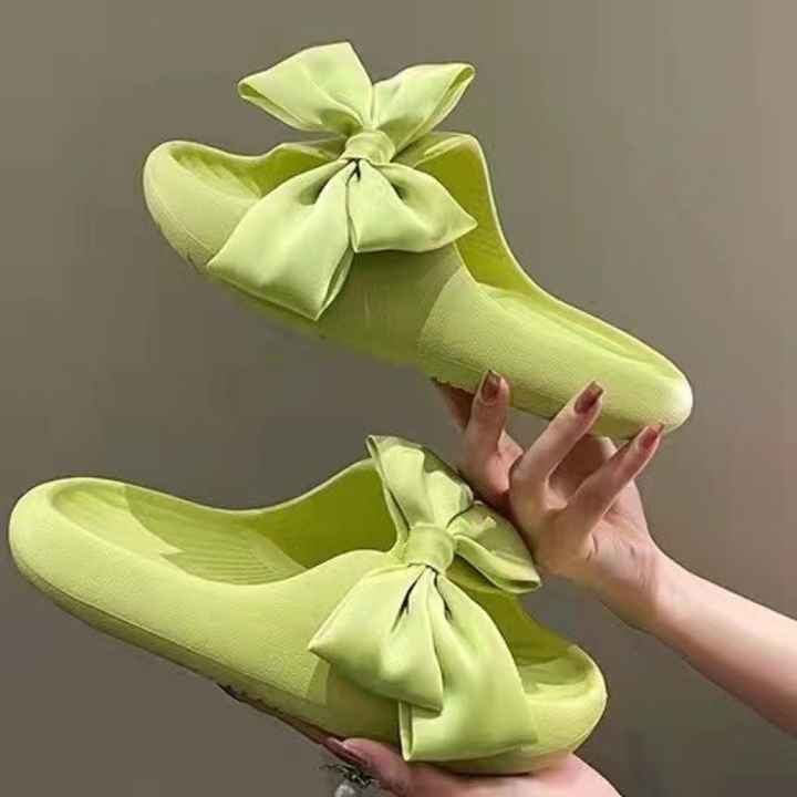 Wholesale Sandalias con lazo De decoración para mujer, Sandalias De  Plataforma a la moda, chanclas deslizantes De EVA para verano From  m.alibaba.com