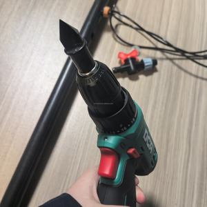 Système d'irrigation goutte à goutte agricole 15 mm 16 mm Perceuse à poinçon en acier utilisée avec une perceuse électrique - Product Image 4